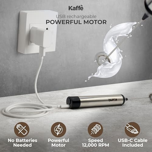 High Speed Rechargeable Frother with Dual Whisks — photo 5