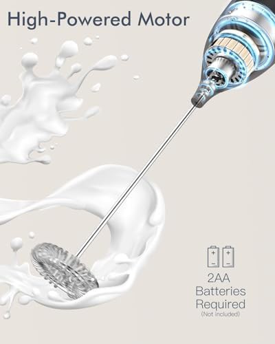 High Speed Handheld Frother with Stand — photo 3