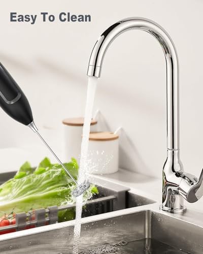 High Speed Handheld Frother with Stand — photo 4