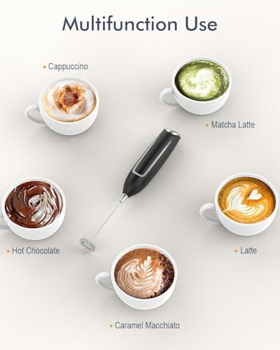 High Speed Handheld Frother with Stand — photo 5