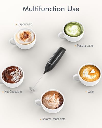 Black Stainless Steel Matcha and Coffee Whisk — photo 4