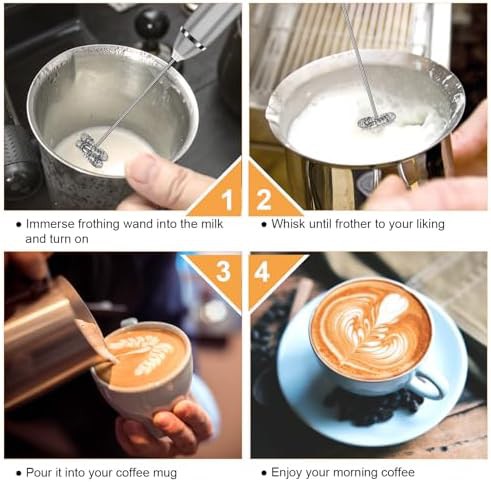 Silver mini electric mixer with two heads — photo 4