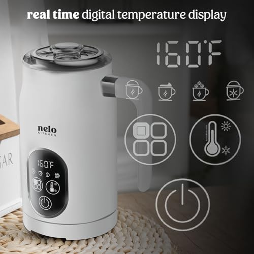 White Digital Four in One Frother — photo 4