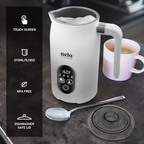 White Digital Four in One Frother — photo 5
