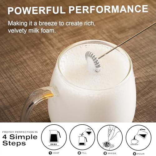 Battery operated handheld matcha whisk two pack — photo 3