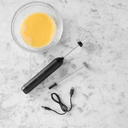 Black rechargeable dishwasher safe whisk — photo 3