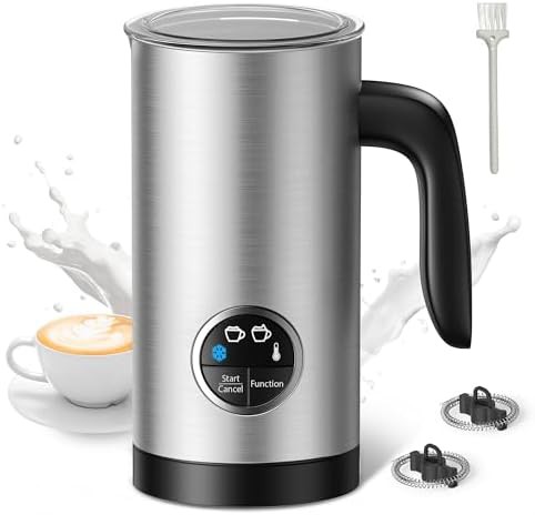 Electric milk steamer for hot chocolate
