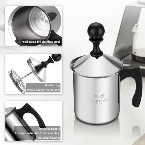 Stovetop Manual Milk Foamer 14oz — photo 5