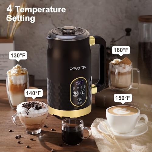 Touchscreen Milk Steamer with Temperature Display — photo 3