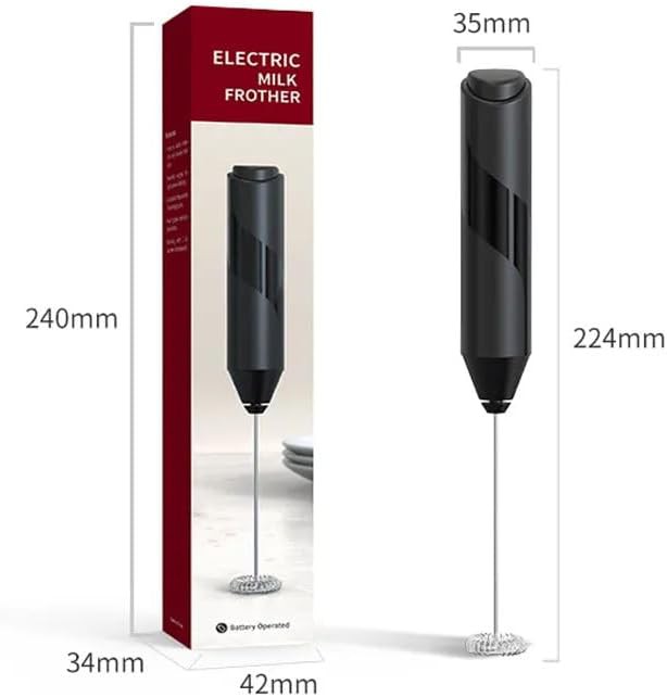 Handheld espresso mixer with storage stand — photo 5