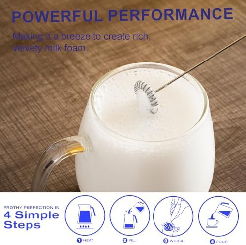 Electric Milk Frother for Creamy Lattes — photo 3