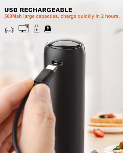 Soenglyun rechargeable handheld foam maker in black — photo 3