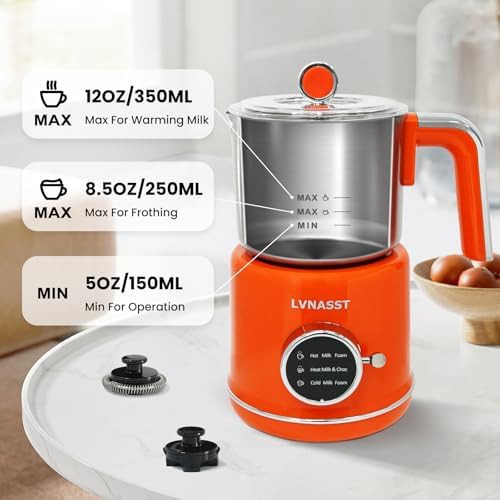 Orange Stainless Steel Milk Warmer — photo 4