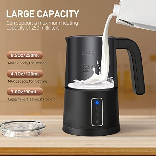 Black Automatic 4-in-1 Milk Steamer — photo 4