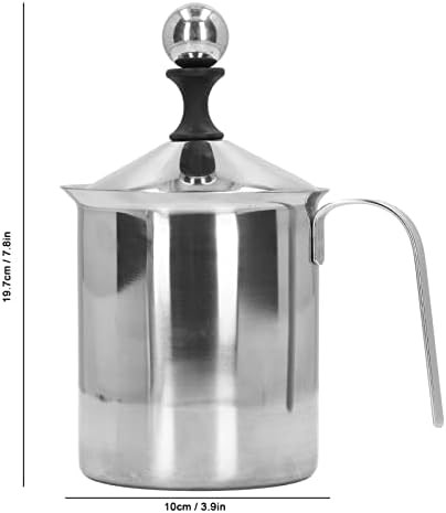 Manual Stainless Steel Milk Creamer 800ml — photo 5