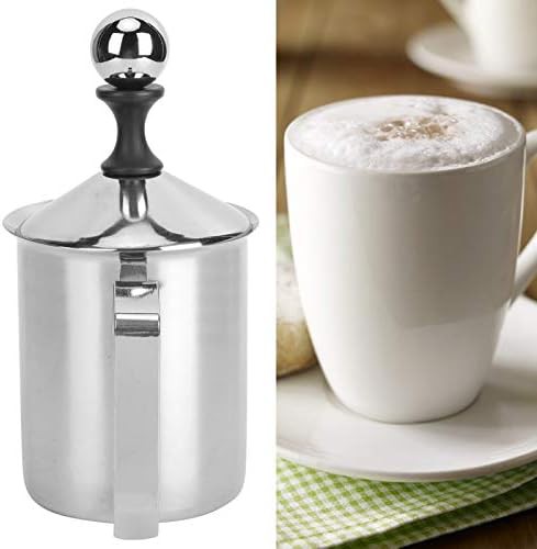 Manual stainless steel double filter foamer — photo 3