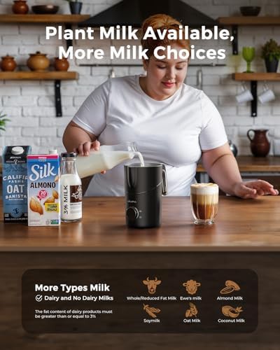 Quiet Large Capacity Detachable Milk Frother — photo 3