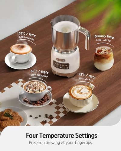 Pearl White Temperature Control Frother — photo 3