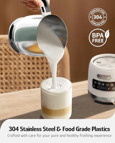 Pearl White Temperature Control Frother — photo 4