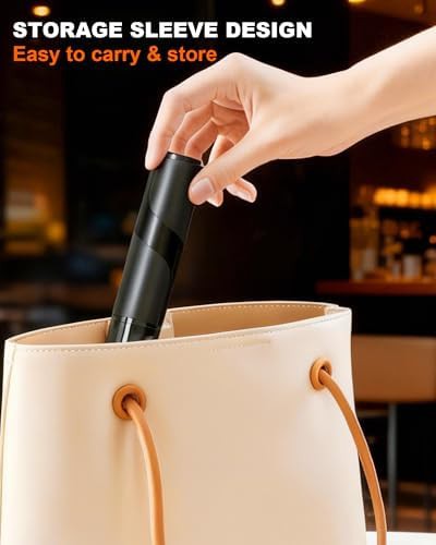 Soenglyun battery-operated milk frother in black — photo 5