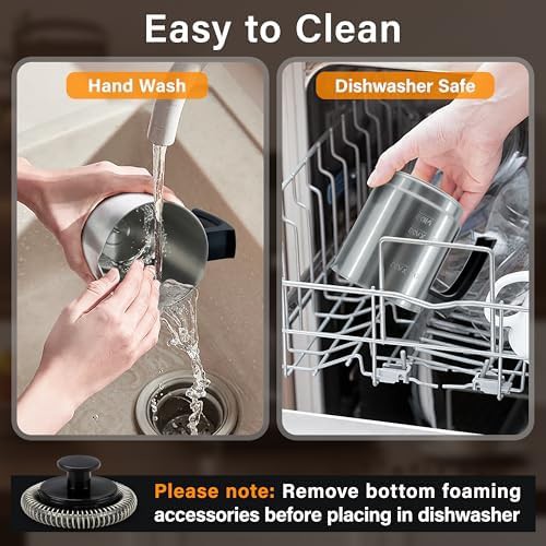 Stainless Steel 500ml Electric Foam Maker — photo 3