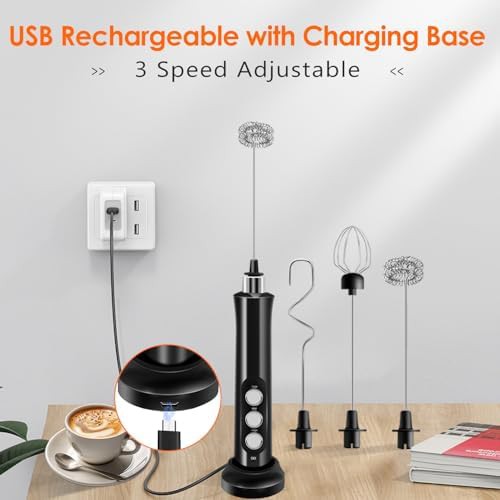 Rechargeable three speed mixer with base — photo 4