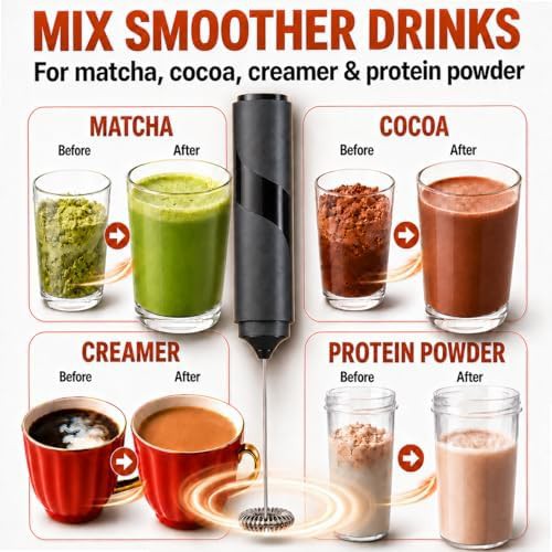 Portable Travel Handheld Milk Frother — photo 4