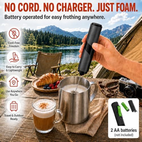 Portable Travel Handheld Milk Frother — photo 5
