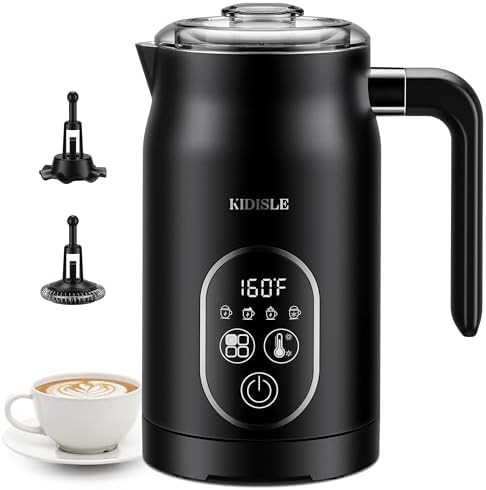 Black Automatic Four in One Milk Steamer