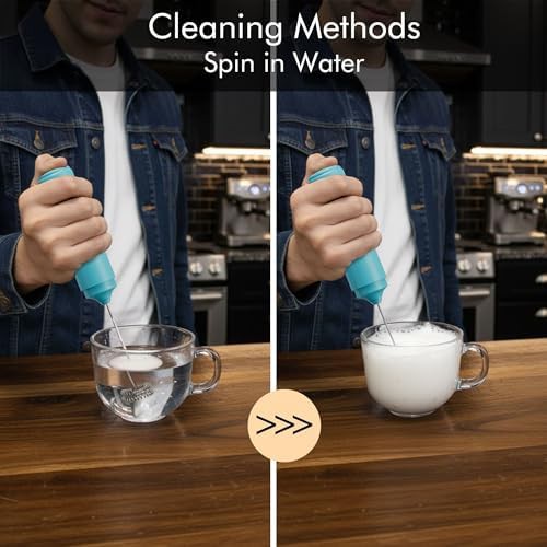 Dual spring rechargeable electric frother — photo 5
