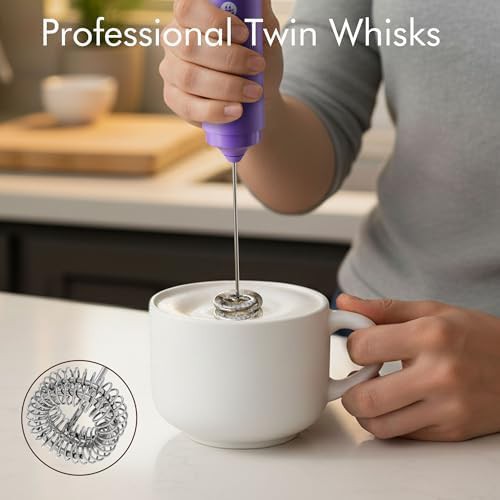 Travel dual spring rechargeable frother wand — photo 3