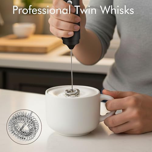 Rechargeable handheld milk frother wand — photo 3