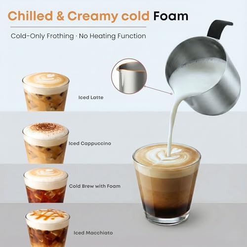 Magnetic mini rechargeable automatic jug frother — photo 4