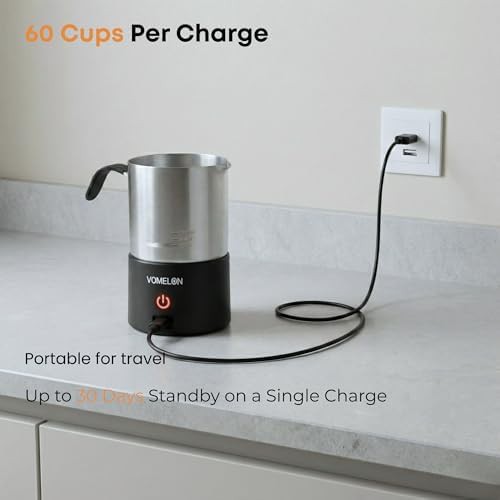 Magnetic mini rechargeable automatic jug frother — photo 5