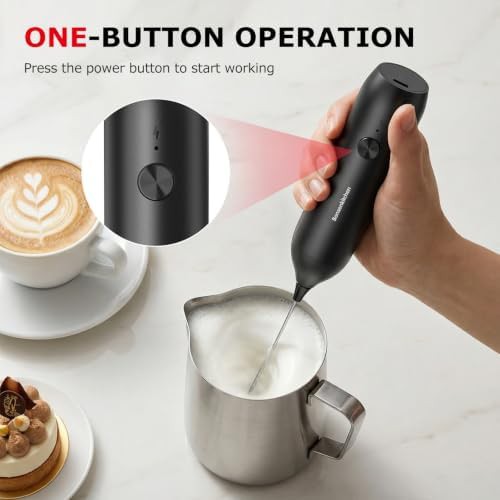 Stainless steel travel rechargeable frother — photo 5