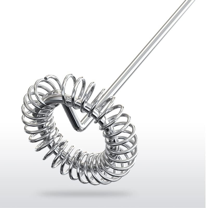 Stainless Steel Hand Frother with Stand — photo 4