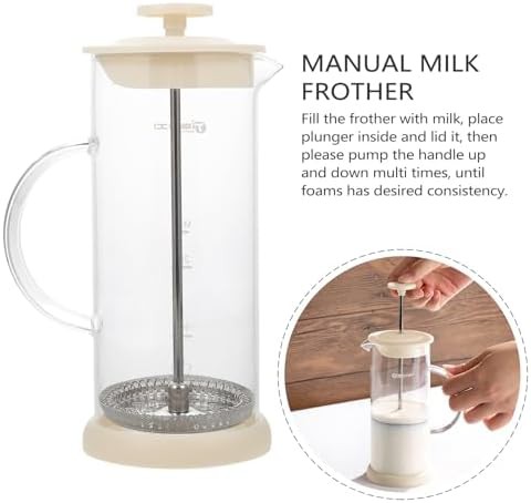 Manual stainless steel milk frothing pitcher — photo 4