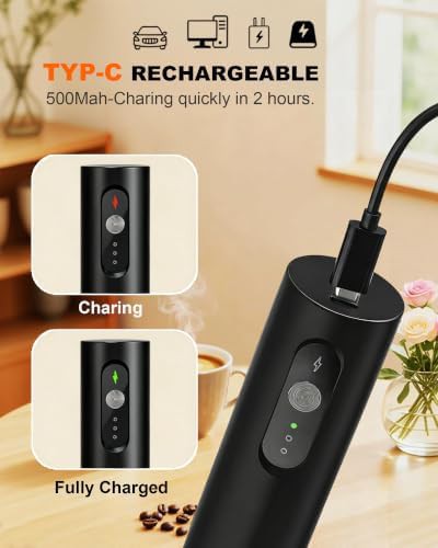Soenglyun 3-speed rechargeable handheld milk frother — photo 4