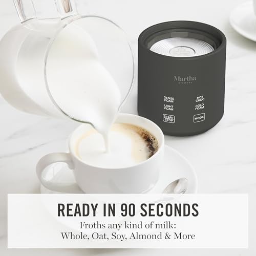 Four Preset Glass Milk Steamer and Frother — photo 3