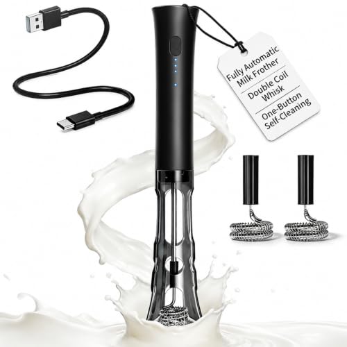 Milk Frother Handheld Rechargeable