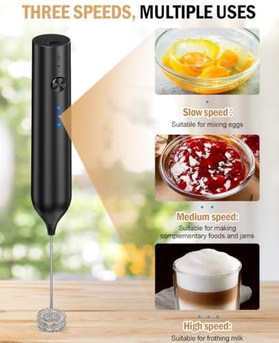 Portable Rechargeable Handheld Coffee Mixer — photo 4