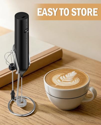 Portable Rechargeable Handheld Coffee Mixer — photo 5