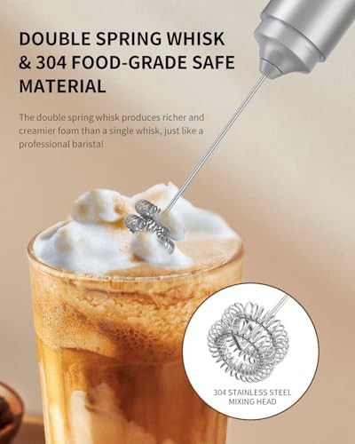 Silver dual coil whisk handheld mixer — photo 3