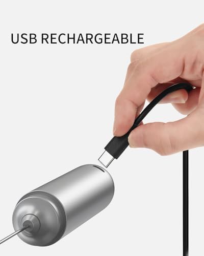 Silver dual coil whisk handheld mixer — photo 4