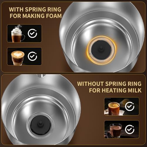 Automatic Hot and Cold Stainless Frother — photo 4