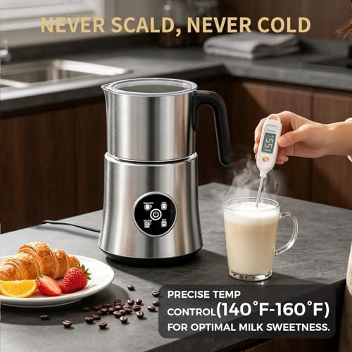 Automatic Hot and Cold Stainless Frother — photo 5