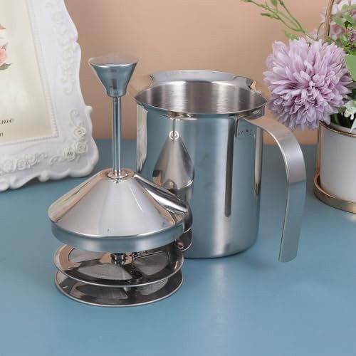 Manual stainless steel double mesh pitcher — photo 5