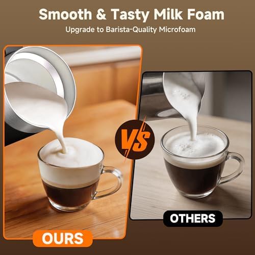 Electric automatic milk frother and steamer — photo 4