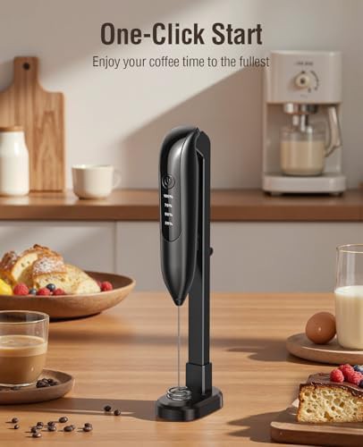 Wireless Rechargeable Frother with Three Heads — photo 2