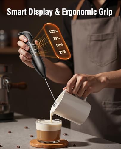 Wireless Rechargeable Frother with Three Heads — photo 3